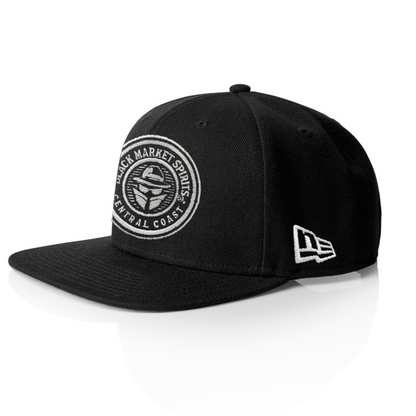 BMS x New Era Black Central Coast Snapback